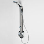 Στήλη ντους με μπαταρία Idea inox matt